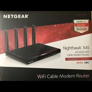 NETGEAR Nighthawk Cable Modem WiFi Router